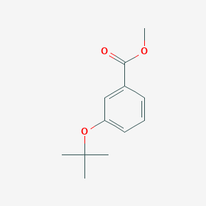 molecular formula C12H16O3 B6316071 Methyl 3-(tert-butoxy)benzoate CAS No. 1433822-97-9