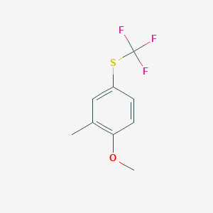 B6316091 2-Methyl-4-(trifluoromethylthio)anisole CAS No. 1357624-60-2