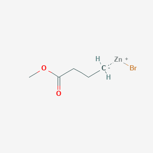 molecular formula C5H9BrO2Zn B6316151 4-Methoxy-4-oxobutylzinc bromide CAS No. 193820-00-7
