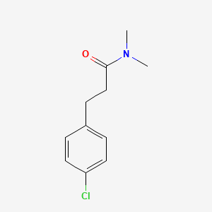 molecular formula C11H14ClNO B6316236 4-Chloro-N,N-dimethylbenzenepropanamide CAS No. 72457-30-8