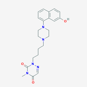 2-{4-[4-(7-Hydroxy-naphthalen-1-yl)-piperazin-1-yl]-butyl}-4-methyl-2H-[1,2,4]triazine-3,5-dione