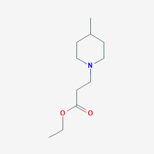 molecular formula C11H21NO2 B6316317 Ethyl 3-(4-methylpiperidin-1-yl)propanoate CAS No. 1099640-13-7