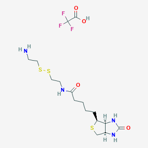 molecular formula C16H27F3N4O4S3 B6316340 Biotin-cystamine TFA CAS No. 880491-09-8
