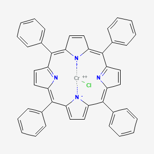molecular formula C44H28ClCrN4 B6316435 Chloro(meso-tetraphenylporphinato)chromium CAS No. 28110-70-5