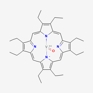 molecular formula C36H44N4OV B6316443 2,3,7,8,12,13,17,18-octaethylporphyrin-22,24-diide;oxovanadium(2+) CAS No. 27860-55-5
