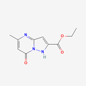 molecular formula C10H11N3O3 B6316455 Ethyl 7-hydroxy-5-methylpyrazolo[1,5-a]pyrimidine-2-carboxylate CAS No. 2055901-32-9
