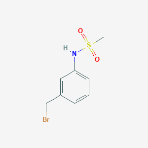 molecular formula C8H10BrNO2S B6316477 N-(3-(Bromomethyl)phenyl)methanesulfonamide CAS No. 1391622-52-8