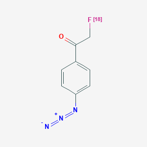 molecular formula C8H6FN3O B063165 4-Azidophenacyl fluoride CAS No. 178273-73-9