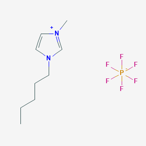 molecular formula C9H17F6N2P B6316520 1-Methyl-3-pentylimidazolium hexafluorophosphate CAS No. 280779-52-4