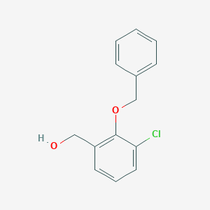 [2-(Benzyloxy)-3-chlorophenyl]methanol