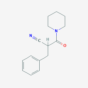 molecular formula C15H18N2O B6316804 2-Benzyl-3-oxo-3-(piperidin-1-yl)propanenitrile CAS No. 1148-51-2