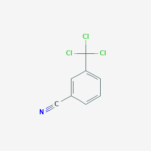 molecular formula C8H4Cl3N B6316833 3-Trichloromethylbenzonitrile CAS No. 27020-96-8