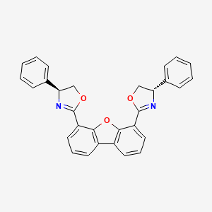 (4S,4'S)-2,2'-(4,6-Dibenzofurandiyl)bis[4,5-dihydro-4-phenyloxazole], 98%