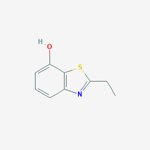 molecular formula C9H9NOS B063169 2-Ethyl-1,3-benzothiazol-7-ol CAS No. 163299-22-7