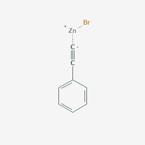 molecular formula C8H5BrZn B6316901 Zinc, bromo(phenylethynyl)- CAS No. 64846-61-3