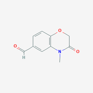 4-Methyl-3-oxo-3,4-dihydro-2H-benzo[1,4]oxazine-6-carbaldehyde
