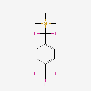1-[Difluoro(trimethylsilyl)methyl]-4-(trifluoromethyl)-benzene, 97%