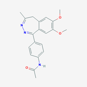 N-[4-(7,8-dimethoxy-4-methyl-5H-2,3-benzodiazepin-1-yl)phenyl]acetamide