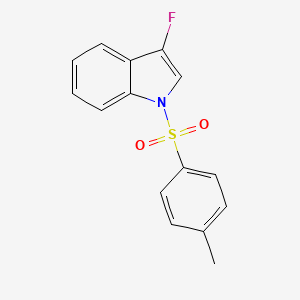 molecular formula C15H12FNO2S B6317116 3-Fluoroindol-1-yl tosylate, 95% CAS No. 144951-51-9