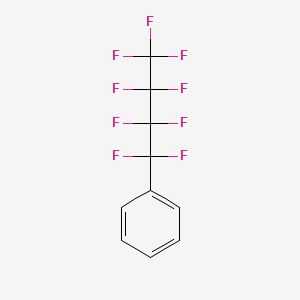 molecular formula C10H5F9 B6317117 Benzene, (nonafluorobutyl)- CAS No. 2398-75-6