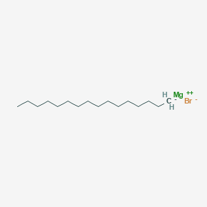 molecular formula C16H33BrMg B6317127 1-Hexadecylmagnesium bromide, 0.50 M in THF CAS No. 872-26-4