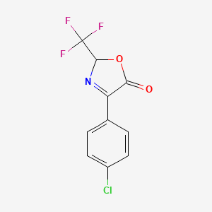 4-(4-Chlorophenyl)-2-(trifluoromethyl)-5(2H)-oxazolone