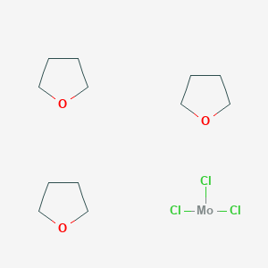 molecular formula C12H24Cl3MoO3 B6317142 Trichlorotris(tetrahydrofuran)molybdenum(III) CAS No. 31355-55-2