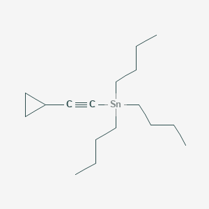 molecular formula C17H32Sn B6317158 Tributyl(2-cyclopropylethynyl)-stannane CAS No. 254108-69-5