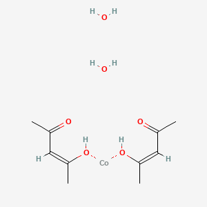 molecular formula C10H20CoO6 B6317181 Bis(2,4-pentanedionato)cobalt(II) dihydrate CAS No. 67378-21-6