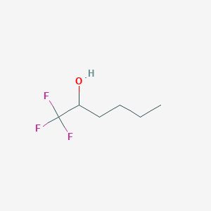molecular formula C6H11F3O B6317244 1,1,1-Trifluorohexan-2-ol CAS No. 360-33-8