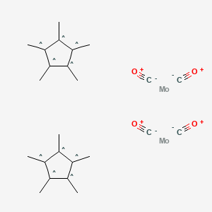 molecular formula C24H30Mo2O4+4 B6317277 Pentamethylcyclopentadienylmolybdenum dicarbonyl dimer CAS No. 12132-04-6