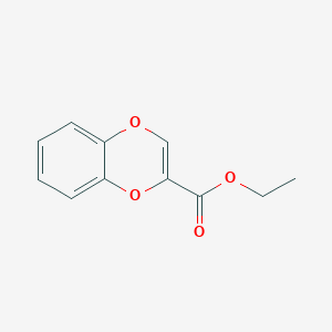 molecular formula C11H10O4 B6317330 Ethyl 1,4-benzodioxin-2-carboxylate CAS No. 63881-51-6