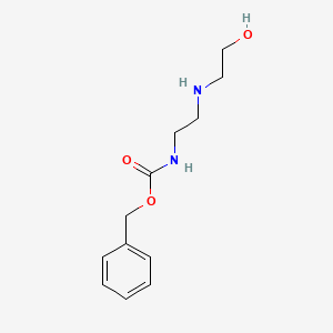 Benzyl 2-(2-hydroxyethylamino) ethylcarbamate