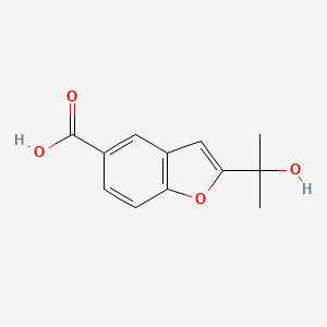 2-(1-Hydroxy-1-methyl-ethyl)-benzofuran-5-carboxylic acid