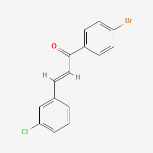 (2E)-1-(4-Bromophenyl)-3-(3-chlorophenyl)prop-2-en-1-one
