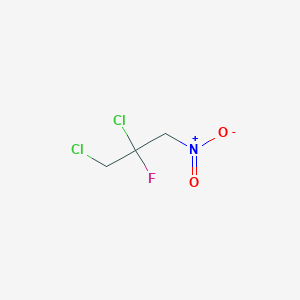 molecular formula C3H4Cl2FNO2 B6317415 2,3-Dichloro-2-fluoro-1-nitropropane CAS No. 13071-88-0