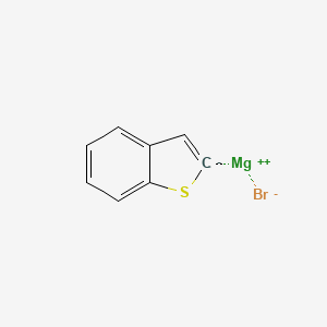molecular formula C8H5BrMgS B6317450 Benzo[b]thiophen-2-ylmagnesium bromide CAS No. 98754-49-5