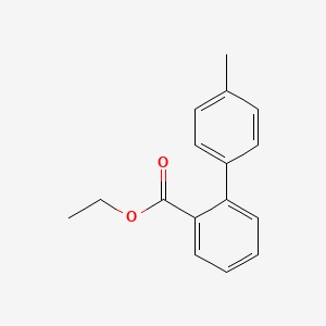 molecular formula C16H16O2 B6317486 ethyl 4'-methyl-1,1'-biphenyl-2-carboxylate CAS No. 143573-45-9