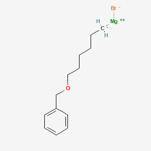 molecular formula C13H19BrMgO B6317499 6-(Benzyloxy)hexylmagnesium bromide CAS No. 112026-22-9