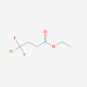 molecular formula C6H9BrF2O2 B6317539 Ethyl 4-bromo-4,4-difluorobutanoate CAS No. 147345-35-5