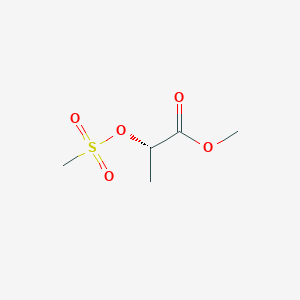 molecular formula C5H10O5S B6317547 Methyl (S)-2-(methanesulfonyloxy)propanoate CAS No. 63696-98-0