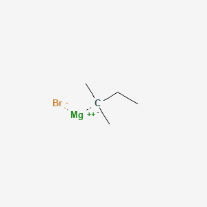 molecular formula C5H11BrMg B6317623 2-Methyl-2-butylmagnesium bromide, 0.50 M in THF CAS No. 65673-06-5