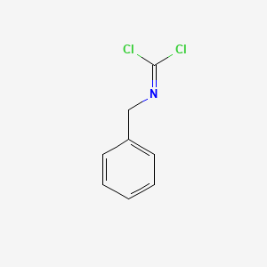 molecular formula C8H7Cl2N B6317628 Benzylcarbonimidic dichloride CAS No. 6181-92-6