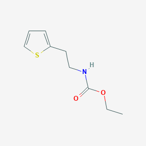 molecular formula C9H13NO2S B6317636 ethyl 2-(thiophen-2-yl)ethylcarbamate CAS No. 93241-88-4