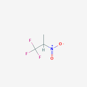 molecular formula C3H4F3NO2 B6317642 1,1,1-Trifluoro-2-nitropropane, 99% CAS No. 32827-21-7