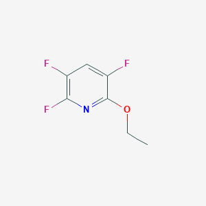 molecular formula C7H6F3NO B6317784 2-Ethoxy-3,5,6-trifluoropyridine CAS No. 96631-24-2