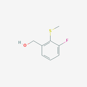 molecular formula C8H9FOS B6317789 (3-Fluoro-2-(methylthio)phenyl)methanol CAS No. 1691658-10-2