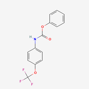 Phenyl N-[4-(trifluoromethoxy)phenyl]carbamate