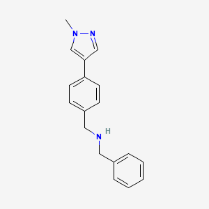 Benzyl-[4-(1-methyl-1H-pyrazol-4-yl)-benzyl]-amine, 95%