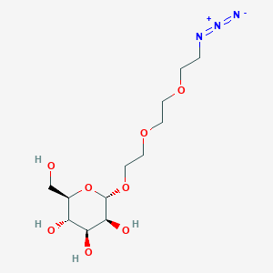 molecular formula C12H23N3O8 B6317838 alpha-Man-teg-N3 